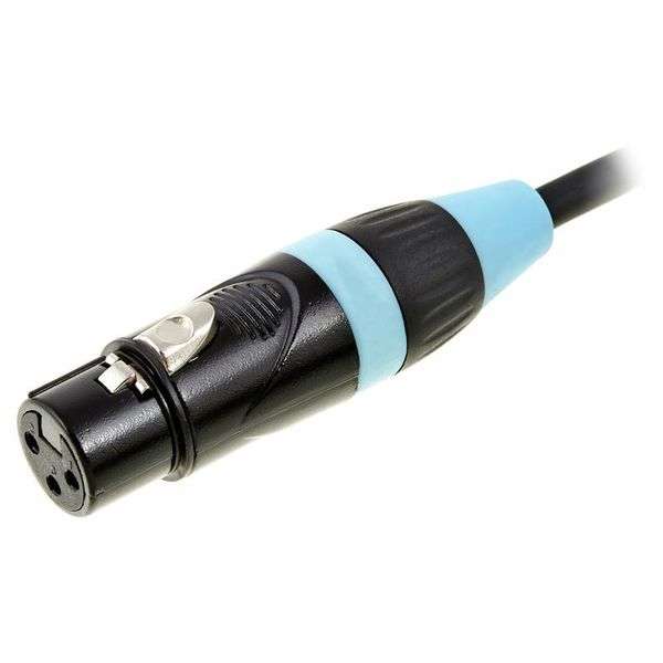 Cabezal DMX color coding azul 2,0 M 3 PIN