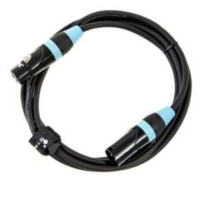 Cable DMX color coding azul 2,0 M 3 PIN
