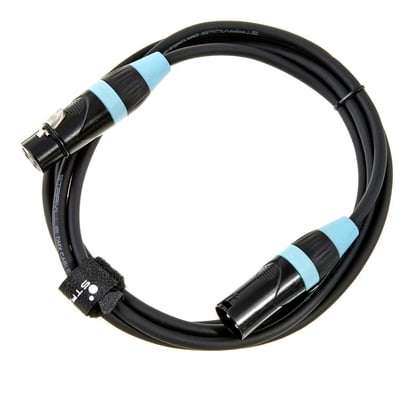 Cable DMX color coding azul 2,0 M 3 PIN