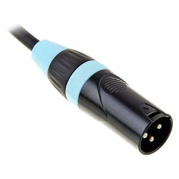 Cabezal DMX color coding azul 2,0 M 3 PIN