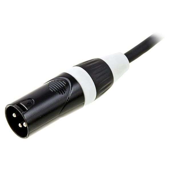 Cabezal DMX color coding blanco 3,0 M 3 PIN