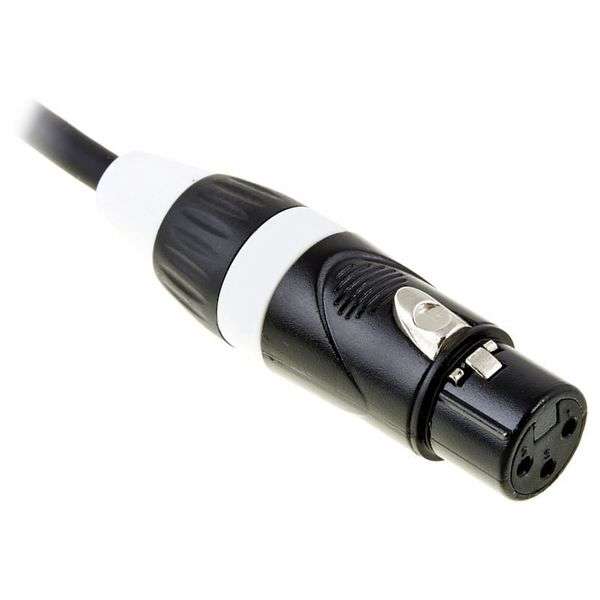 Cabezal DMX color coding blanco 3,0 M 3 PIN