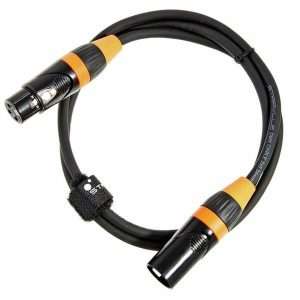 Cable DMX color coding naranja