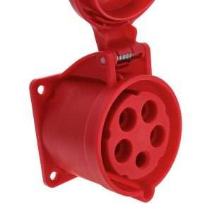 Conector industrial de montaje PCE 325-6 Mounting 32A 5POL 400V F